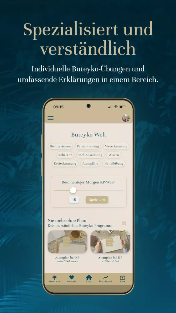 AtemFlow:Atemübungen & Buteyko Screenshots