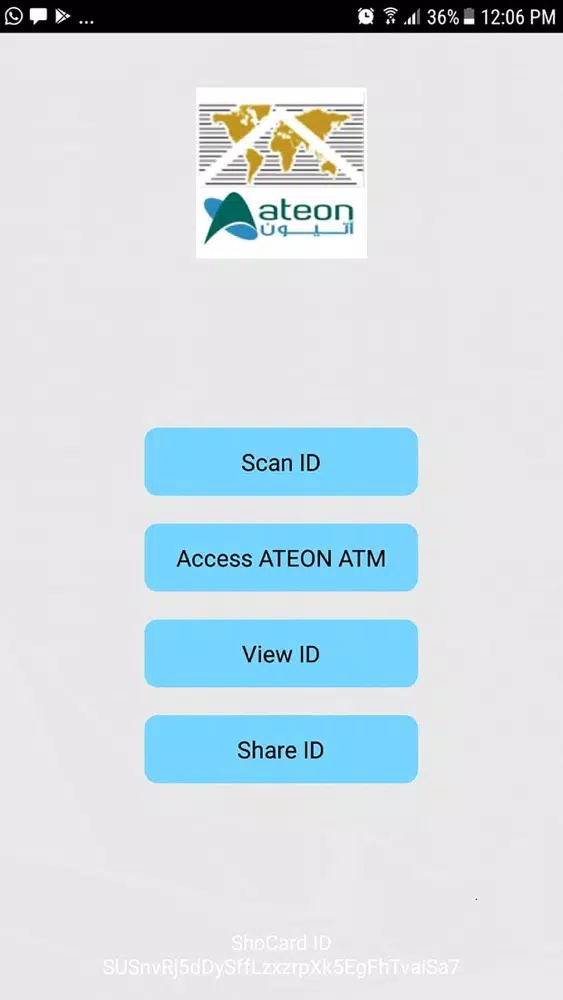 تصاویر Ateon ShoCard Test App