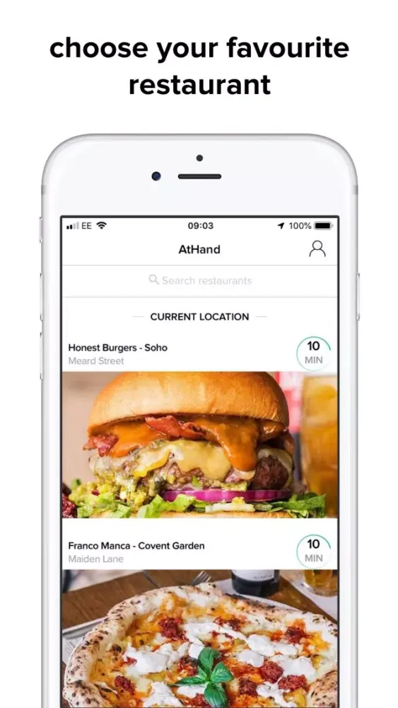 Zrzuty ekranu AtHand: Food Click & Collect