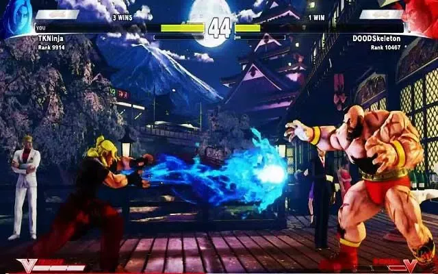 Capturas de tela do Street Fighter 5 guia