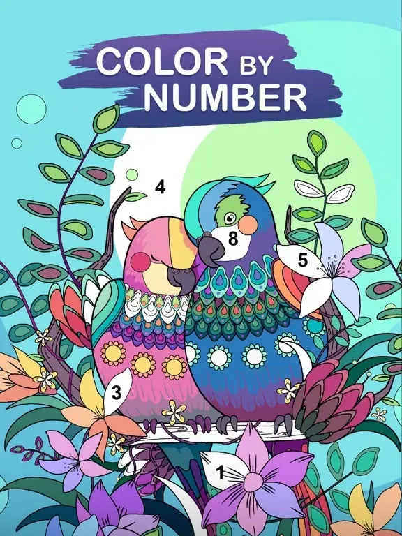 Art games: Color by number iPad  Screenshots