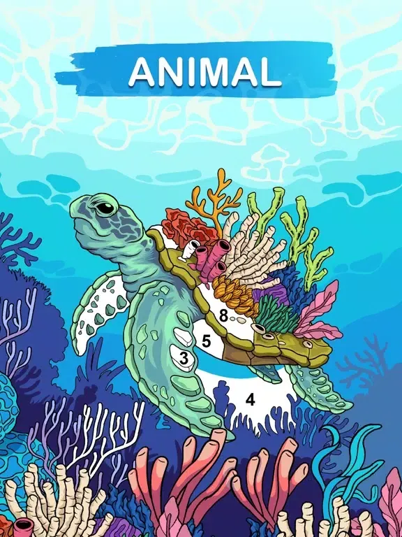Art games: Color by number iPad  Screenshots