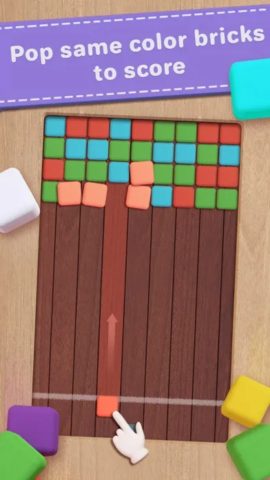 Captures d'écran de Woody Pop: Color Brick Breaker