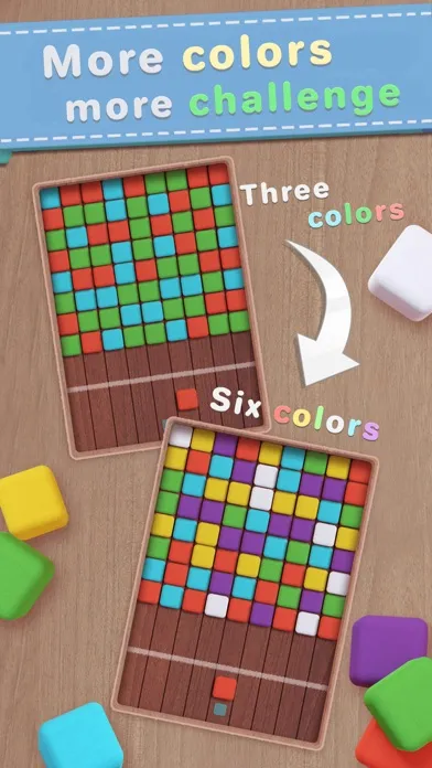 Captures d'écran de Woody Pop: Color Brick Breaker