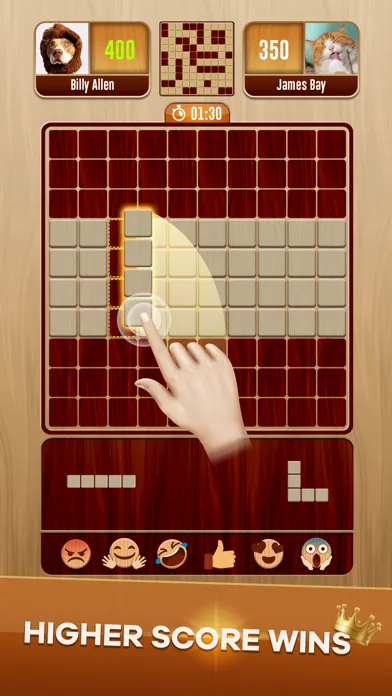 Woody Battle Block Puzzle Dual Screenshots