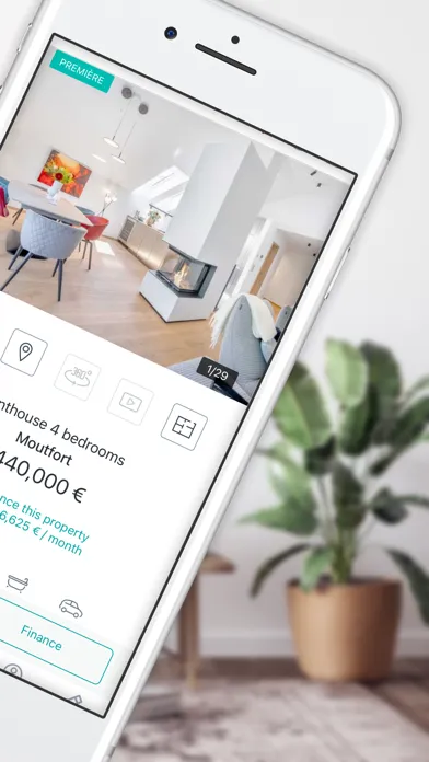 Captures d'écran de atHome Luxembourg - Immobilier