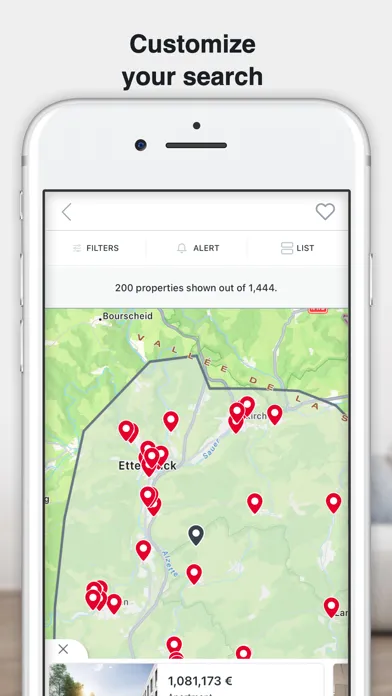 Captures d'écran de atHome Luxembourg - Immobilier