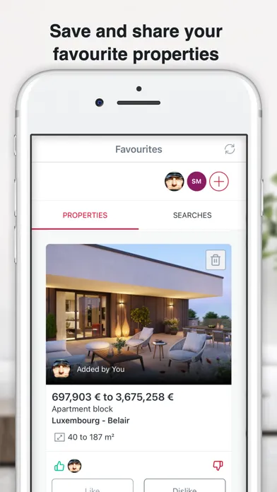 Captures d'écran de atHome Luxembourg - Immobilier