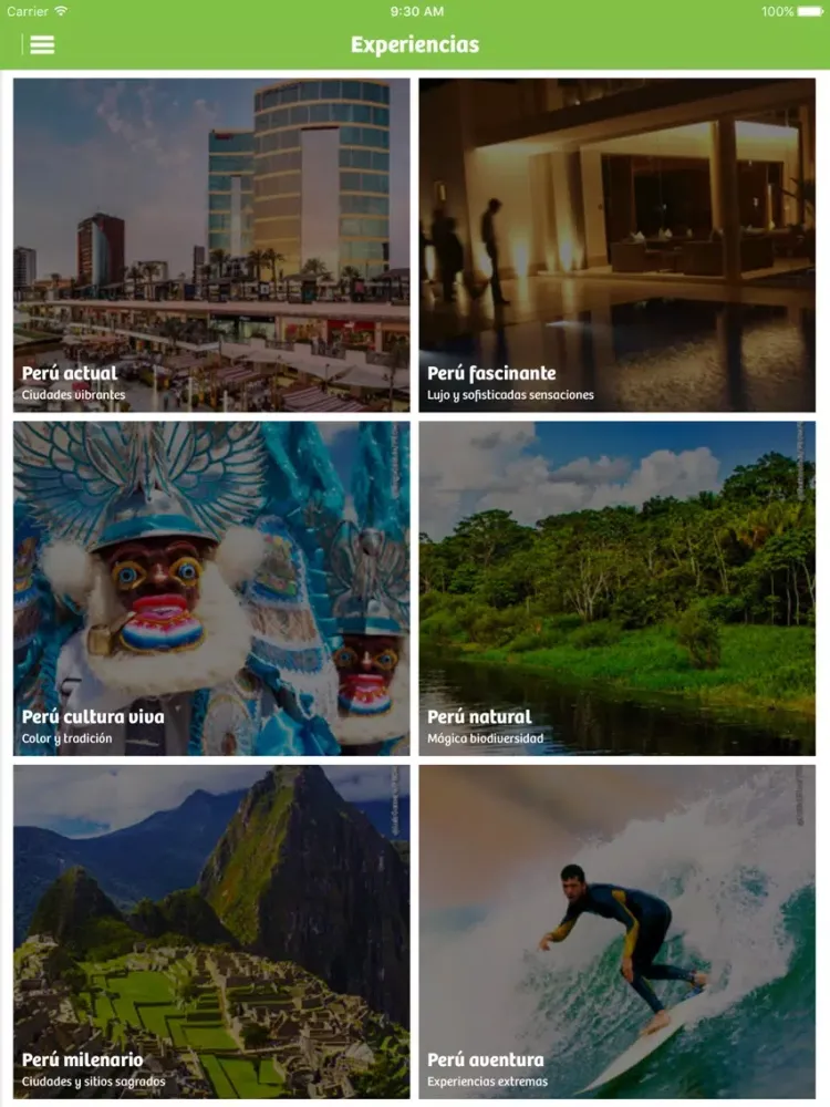 Peru Travel iPad  Screenshots