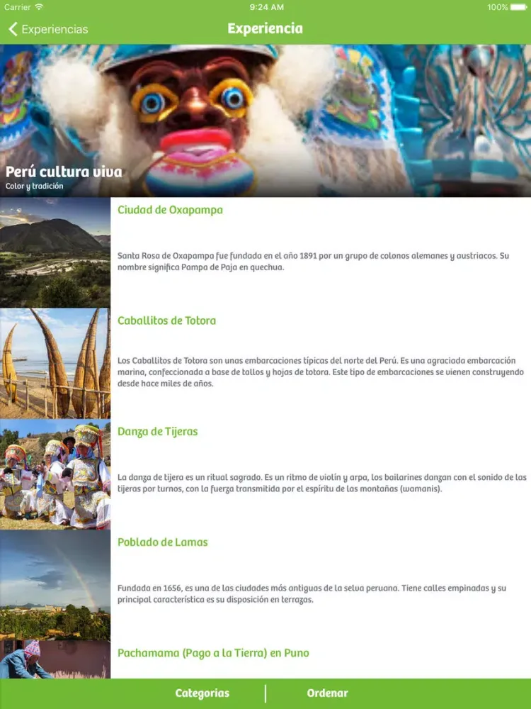 Peru Travel iPad  Screenshots