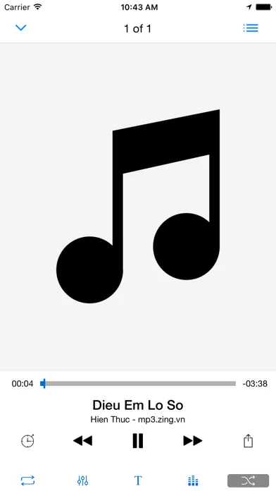 Tangkapan skrin Music Player & MP3 Manager for Dropbox
