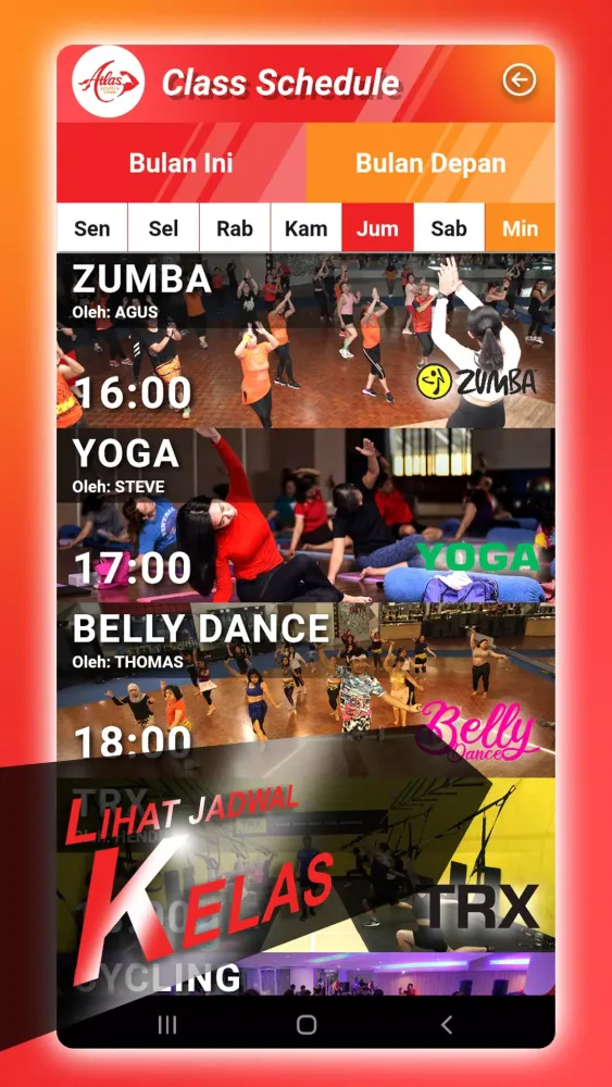 Capturas de pantalla de Atlas App