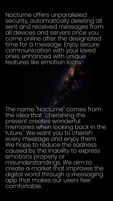 Nocturne - NextGen Messenger スクリーンショット