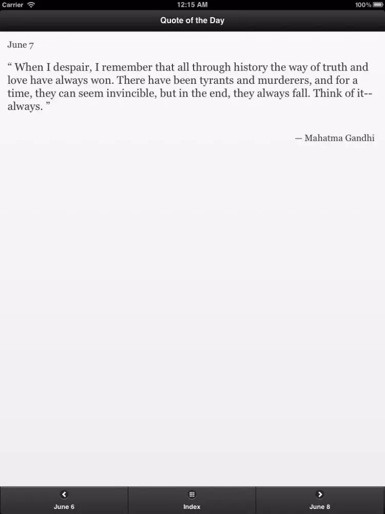 صور Quote of the Day iPad 