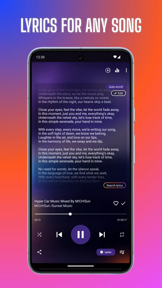Music Player Screenshots