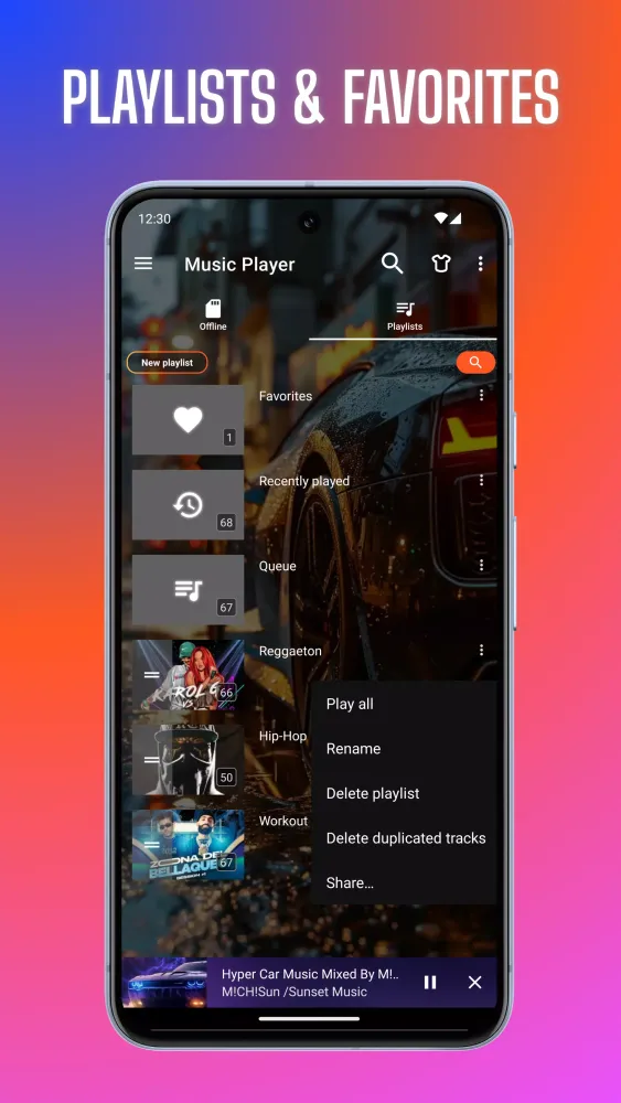 Music Player Screenshots