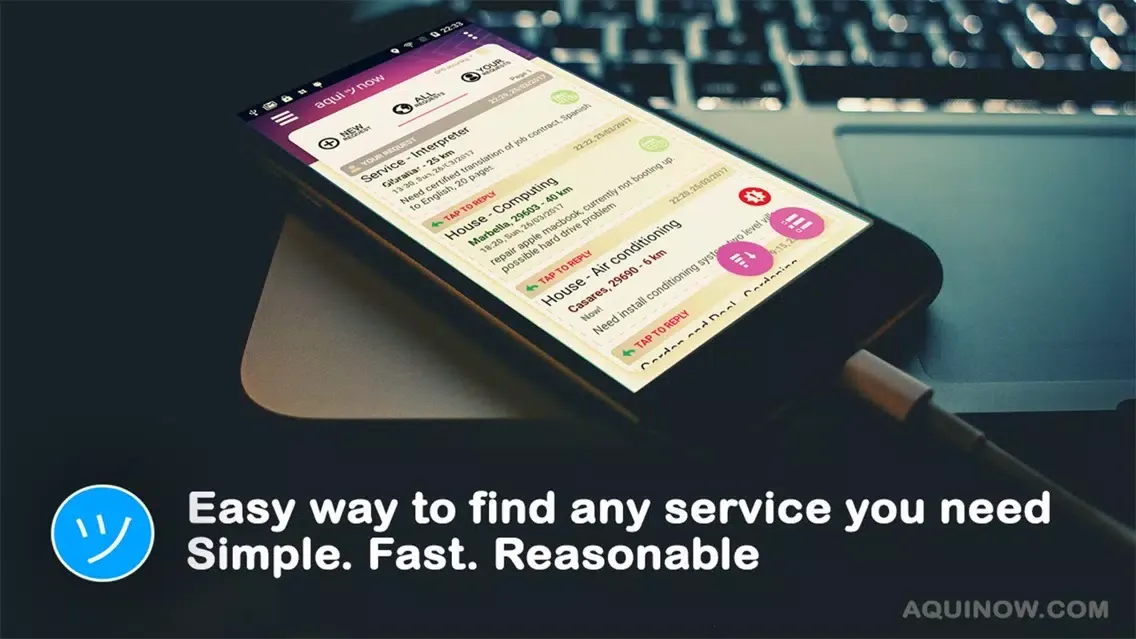 AQUI-NOW - Services & Jobs স্ক্রিনশট