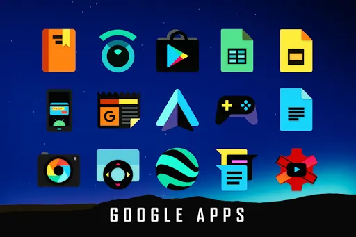 ATOMIC - Dark Retro Icon Pack Screenshots