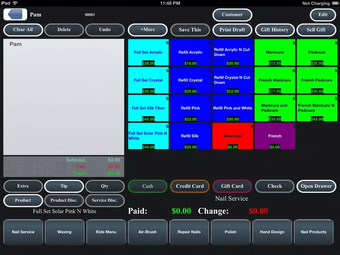 iNailBooth iPad  Screenshots