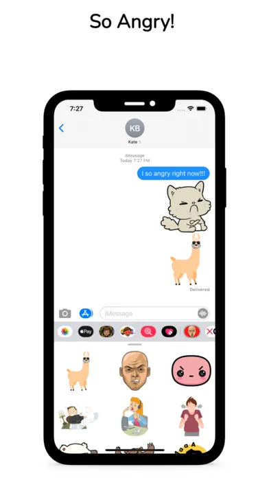 Angry Stickers Pack应用截图