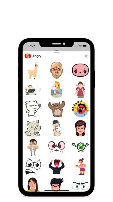 Angry Stickers Pack应用截图