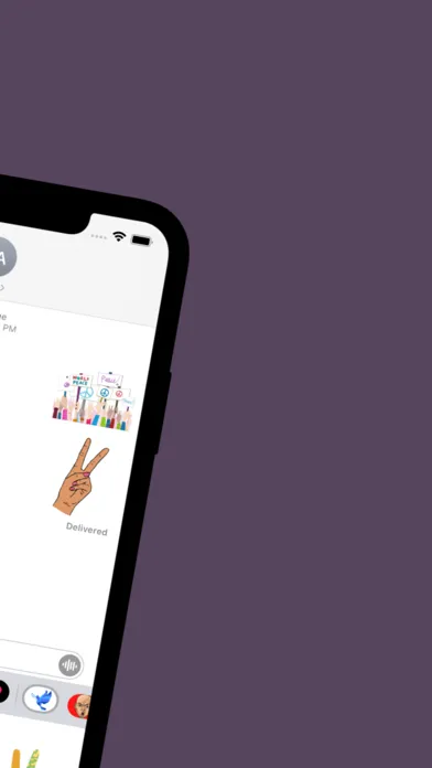 Capturas de tela do Peace Stickers
