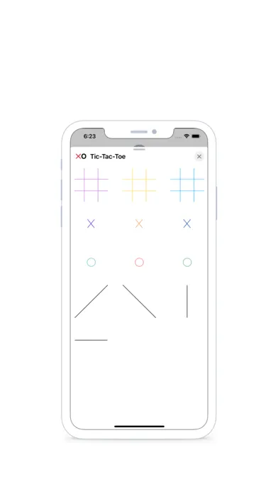 Screenshot di Message Tic-Tac-Toe
