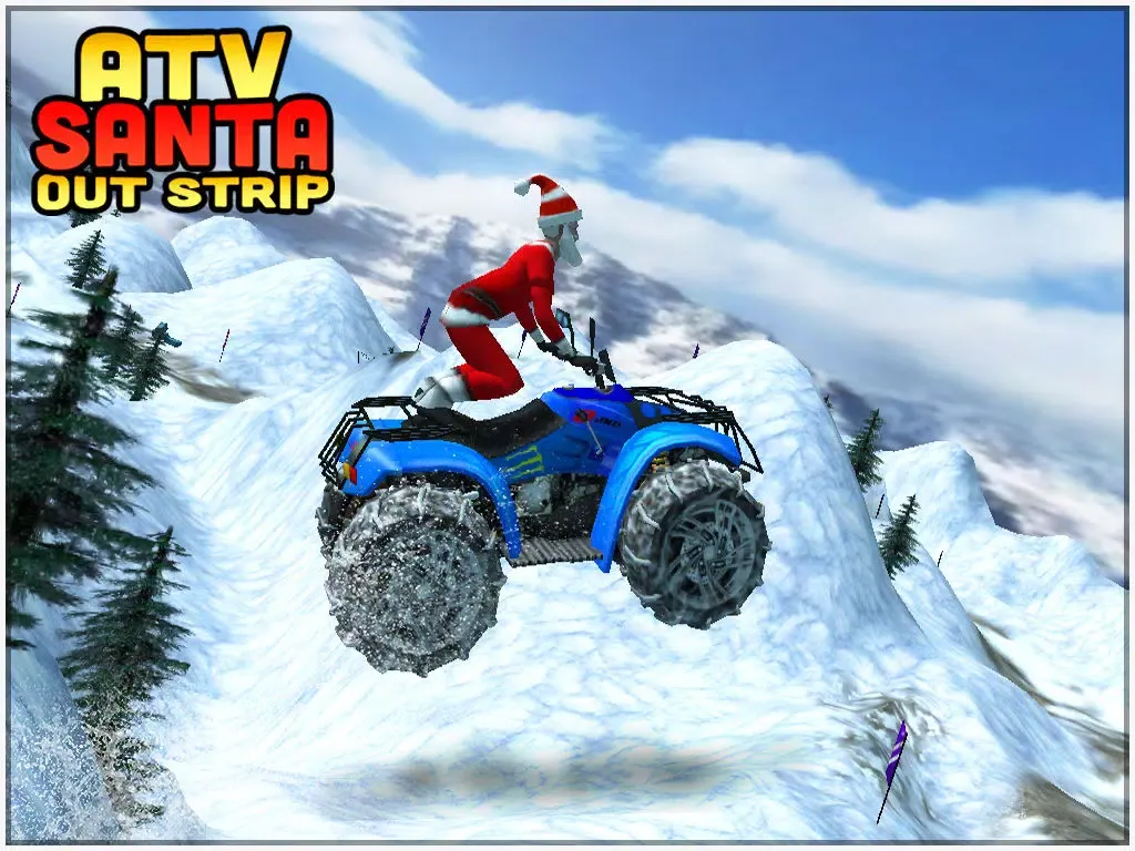 Screenshot di ATV Santa Outstrip iPad 