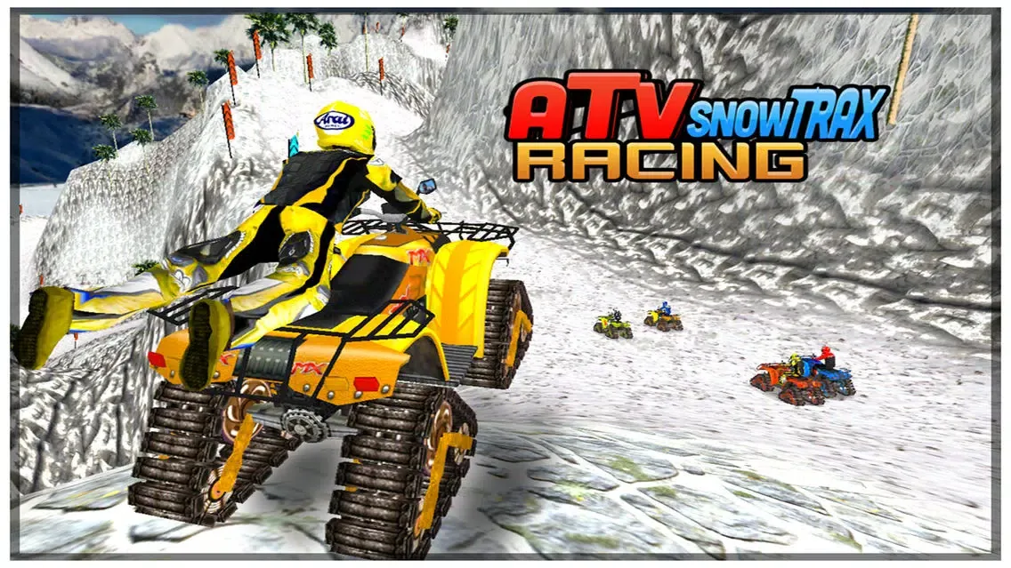 ATV Snow Trax Racing ( on 3D Ice road tracks ) Screenshots