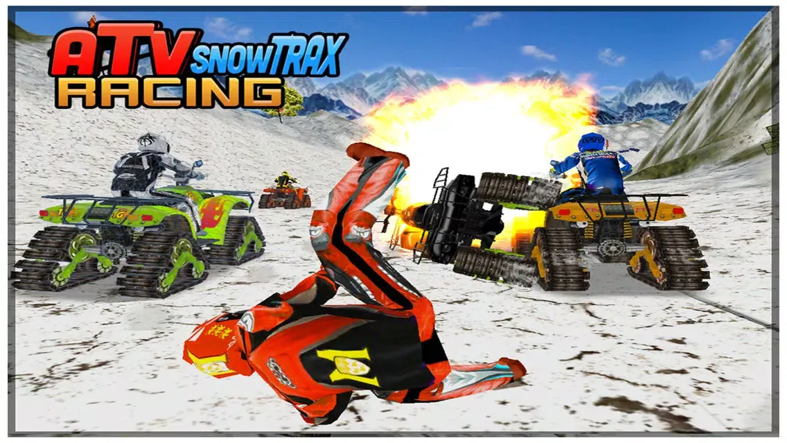 ATV Snow Trax Racing ( on 3D Ice road tracks ) Screenshots