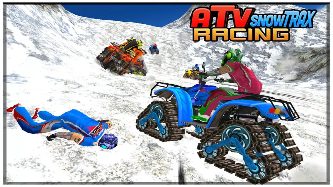 ATV Snow Trax Racing ( on 3D Ice road tracks ) Screenshots