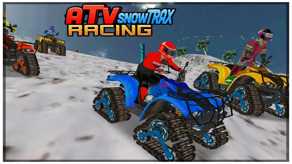 ATV Snow Trax Racing ( on 3D Ice road tracks ) Screenshots