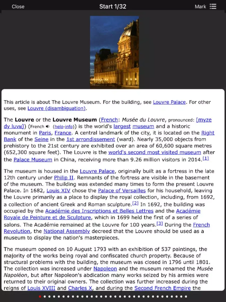 Screenshot di WikiBookz iPad 
