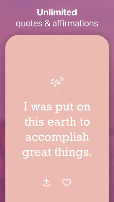 Afflie - Affirmations & Quotes应用截图