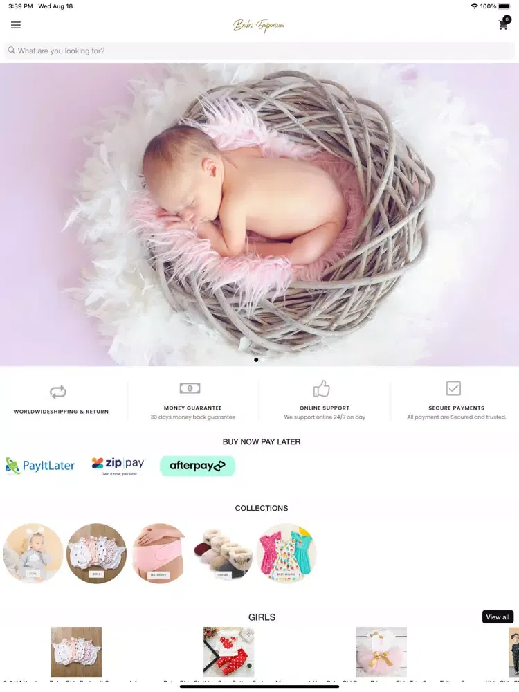 Bubs emporium iPad 应用截图