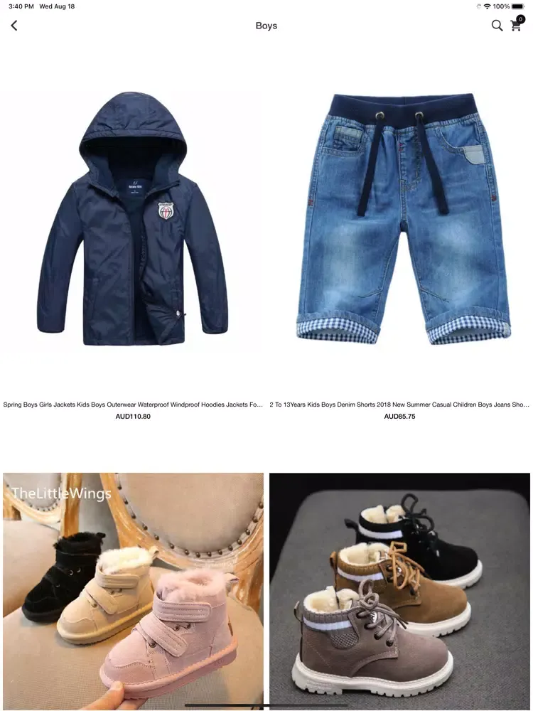 Bubs emporium iPad 应用截图