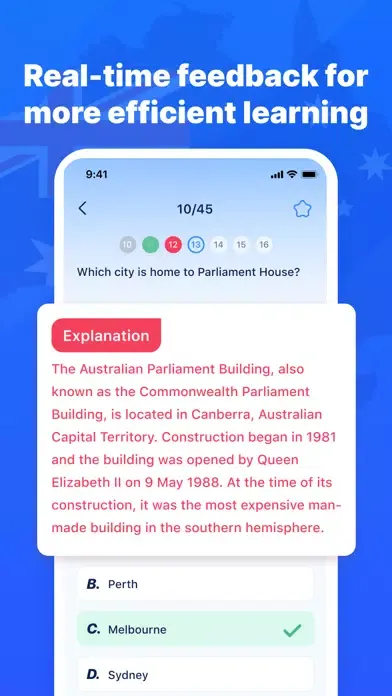 Скриншоты Citizenship test au 2023 ·
