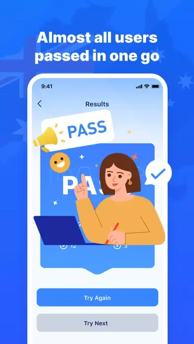 Скриншоты Citizenship test au 2023 ·