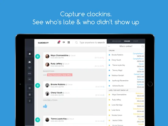 تصاویر Time & Attendance by Sassco iPad 