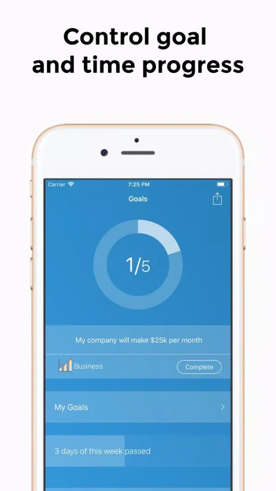 7X Goals - Focus on one goal スクリーンショット