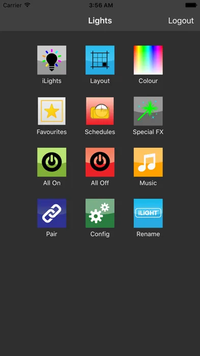 iLight Controller Screenshots