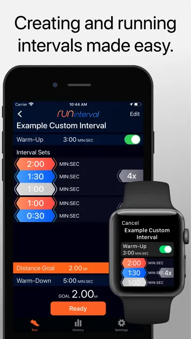 Captures d'écran de RUN interval - Running Timer