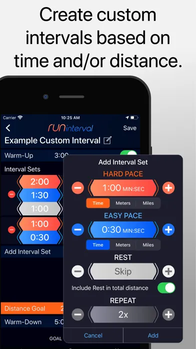 Captures d'écran de RUN interval - Running Timer