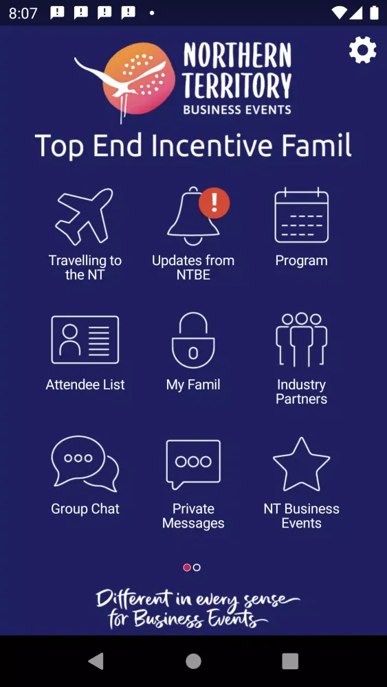 NT Business Events Screenshots