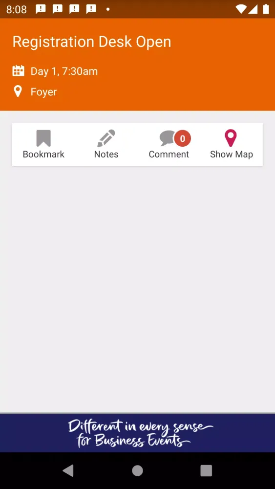 NT Business Events Screenshots