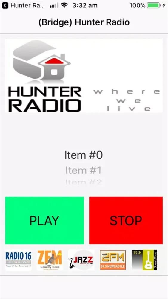 Zrzuty ekranu Hunter Radio Player