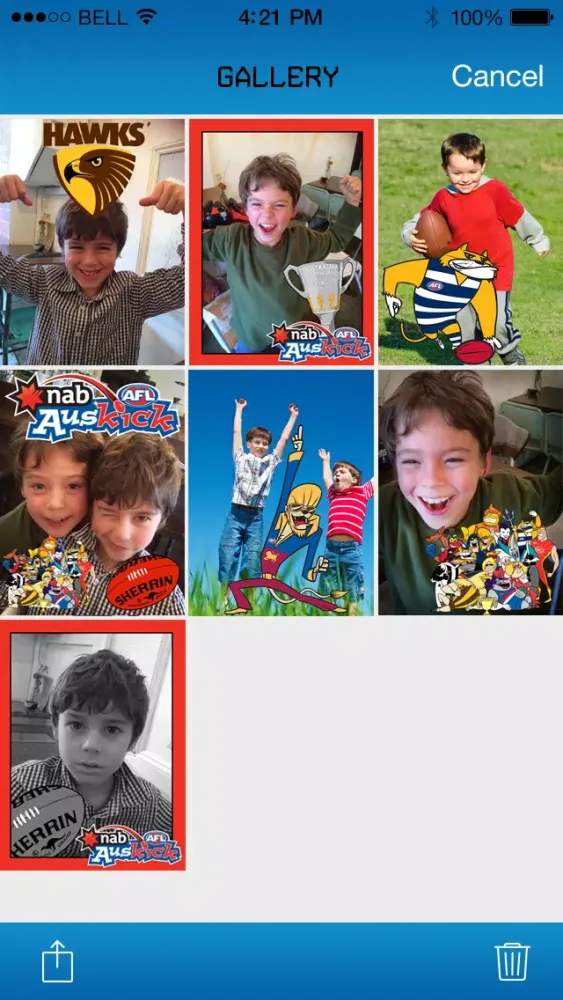 Screenshot di NAB AFL Auskick–Big Time Pics