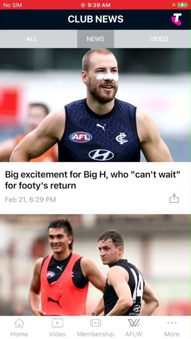 Скриншоты Carlton Official App