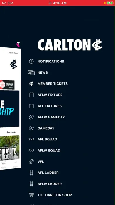 Скриншоты Carlton Official App