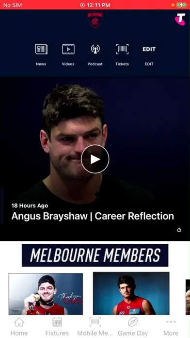 Melbourne Official App スクリーンショット